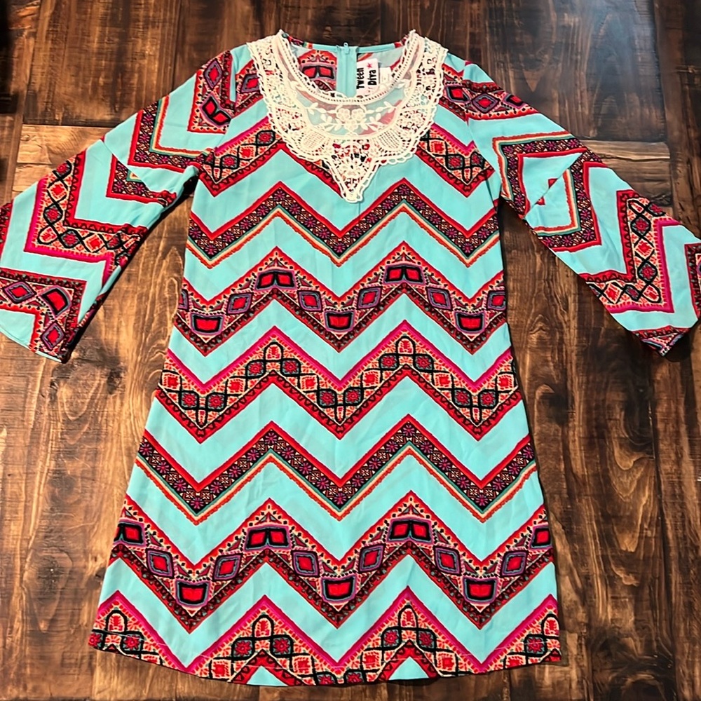 Size 12/14 Boho Tween Diva dress EUC